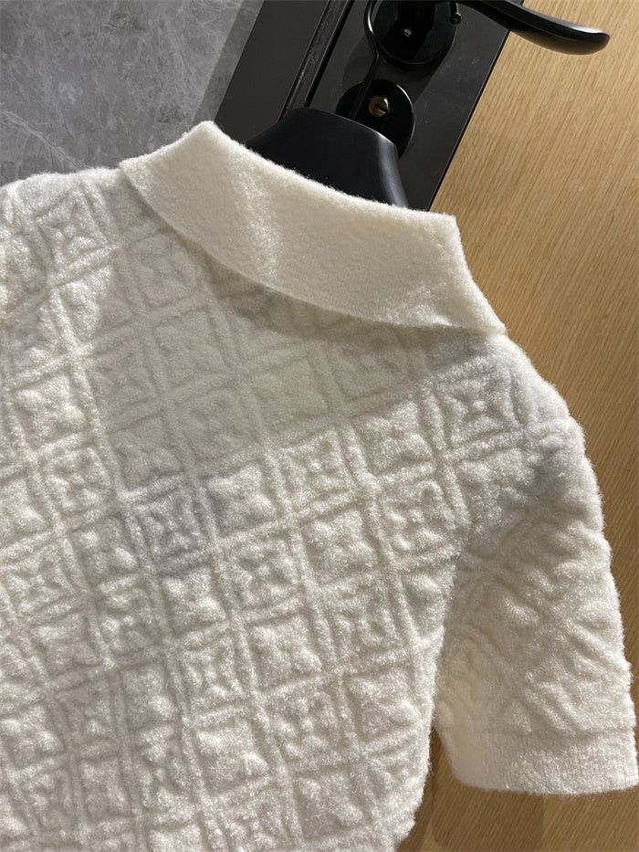 LV CAMISA POLO ESPECIAL WHITE
