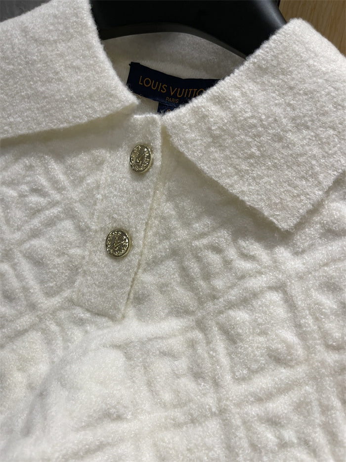 LV CAMISA POLO ESPECIAL WHITE