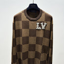 LV SWEATER CHECKED