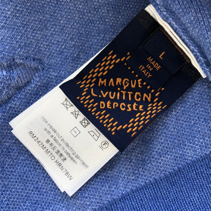 LV SWEATER FLOWER BLUE