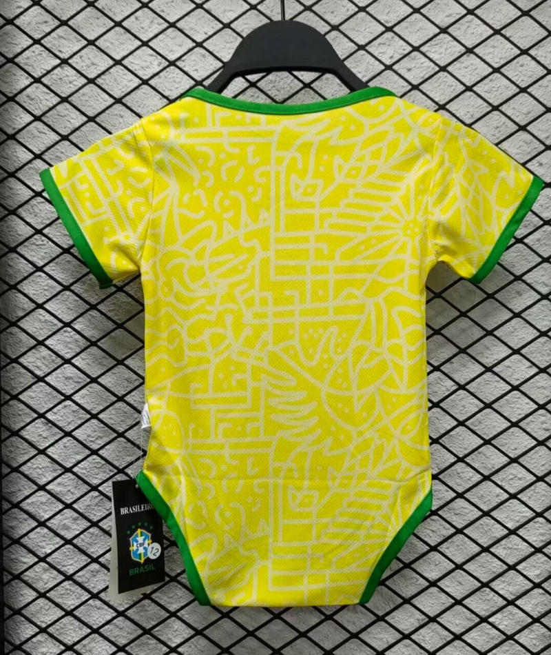 BABY JERSEY BODY FAN BRASIL