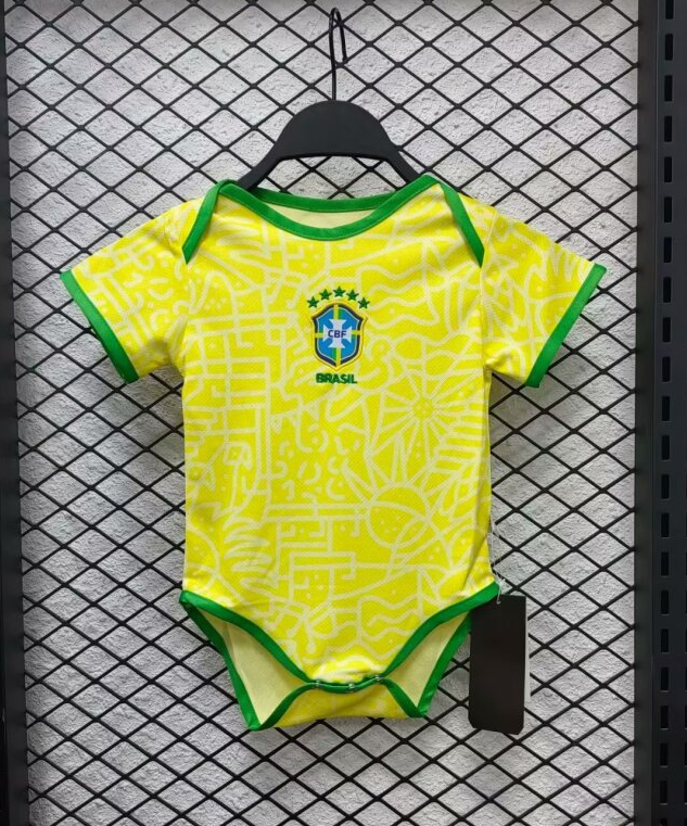 BABY JERSEY BODY FAN BRASIL