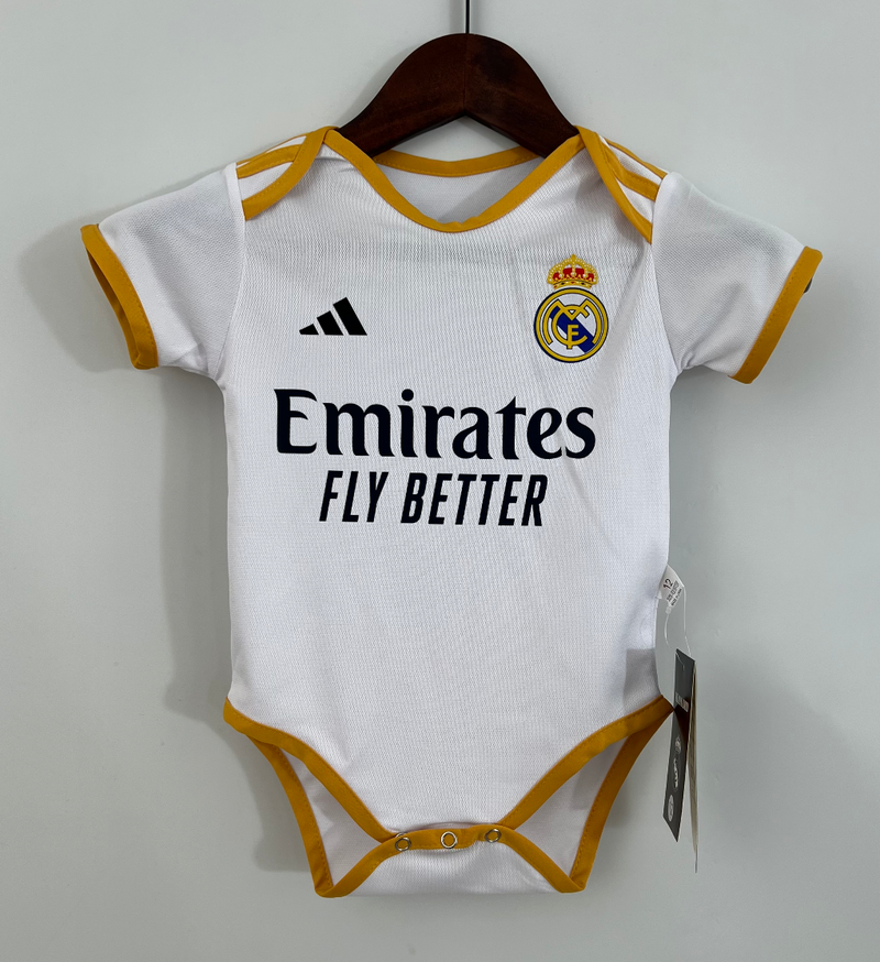 BABY JERSEY BODY FAN REAL MADRID