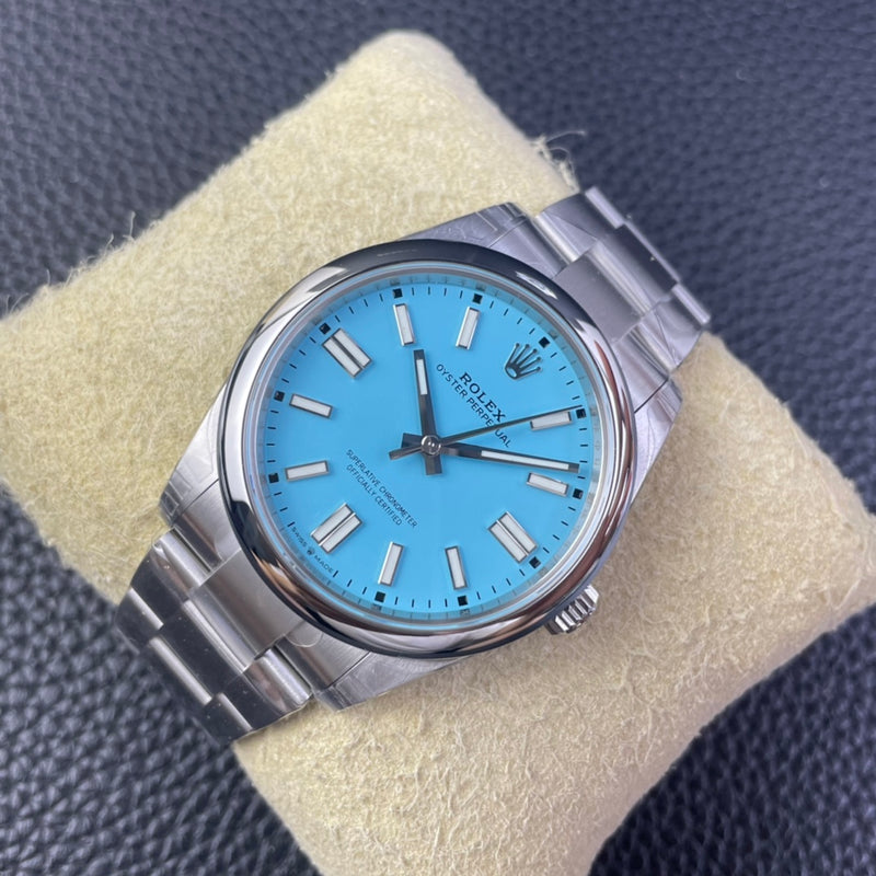 ROLEX 1.1 PREMIUM SILVER BABY BLUE