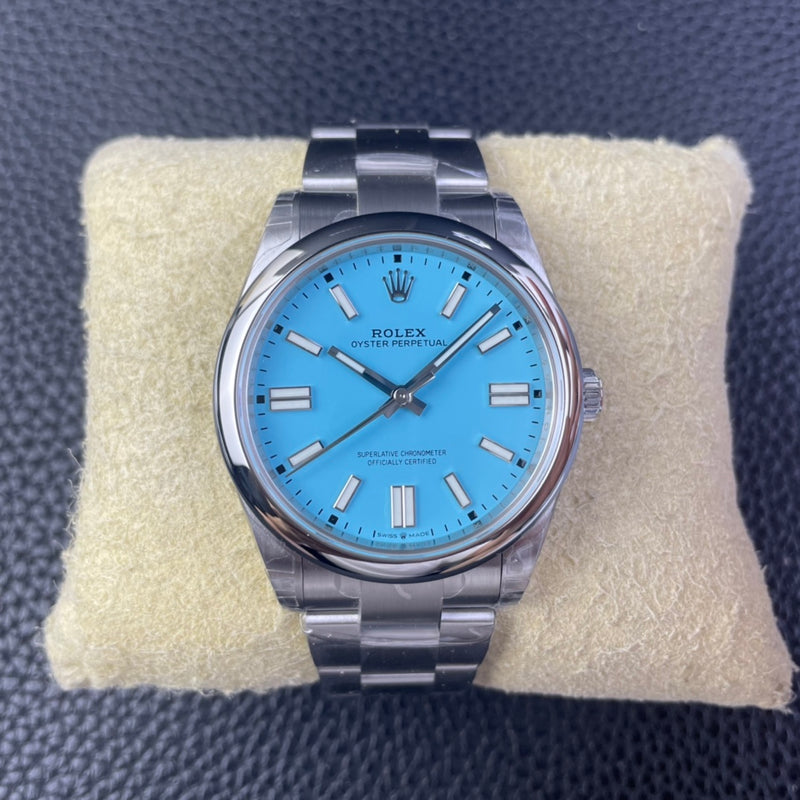 ROLEX 1.1 PREMIUM SILVER BABY BLUE