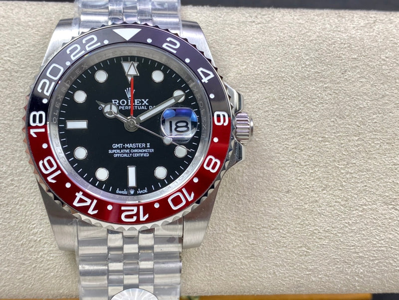 ROLEX 1.1 PREMIUM RED BLACK SILVER