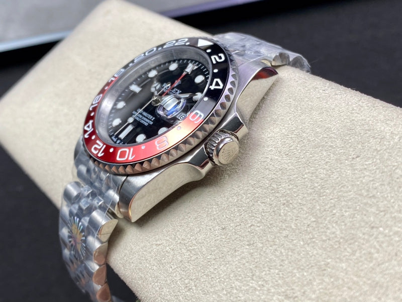 ROLEX 1.1 PREMIUM RED BLACK SILVER