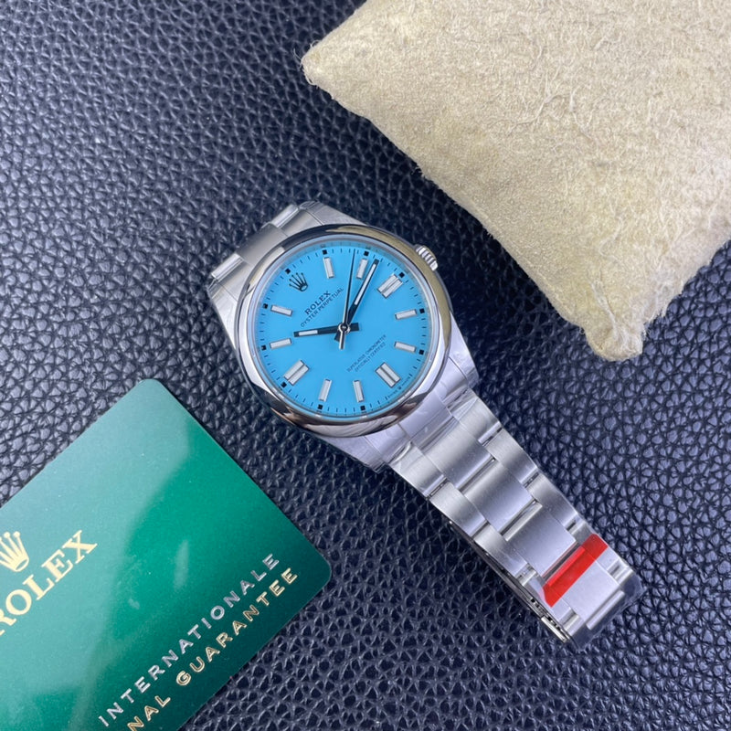 ROLEX 1.1 PREMIUM SILVER BABY BLUE