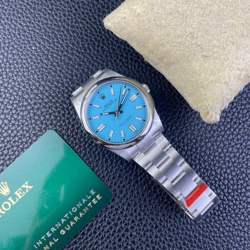 ROLEX 1.1 PREMIUM SILVER BABY BLUE